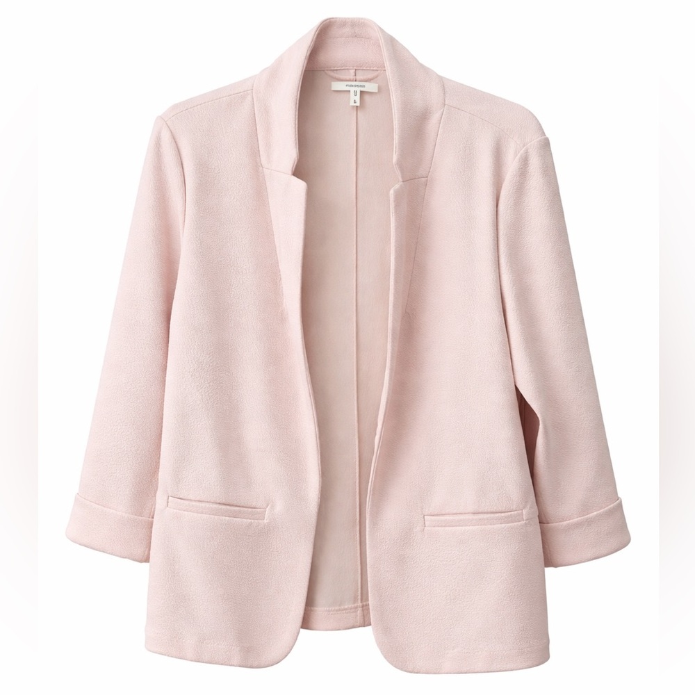 Maurices Light Pink Open-Front Blazer